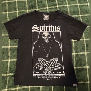 Killstar Black 'Spiritus' Graphic Tee Shirt